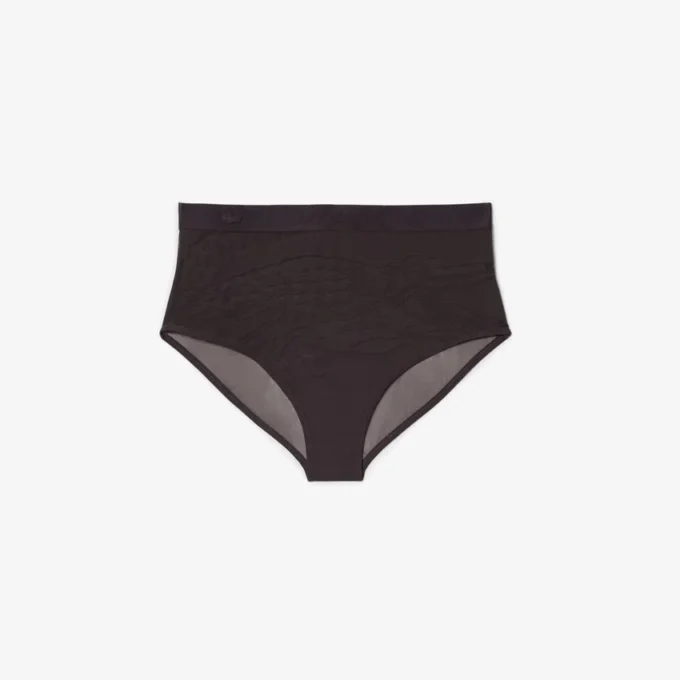 High Waist Mesh Briefs