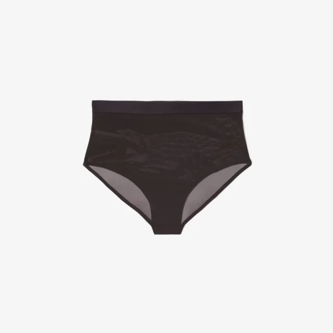 High Waist Mesh Briefs