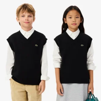 Kids’ Cotton and Wool Sweater Vest