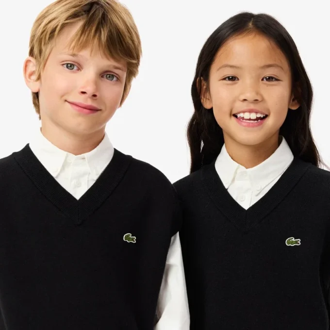 Kids’ Cotton and Wool Sweater Vest