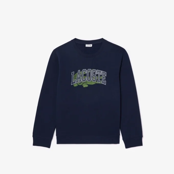 Kids’ Crocodile Print Fleece Sweatshirt