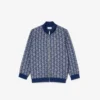 Kids’ High-Neck Zip-Up Paris Monogram Sweatshirt