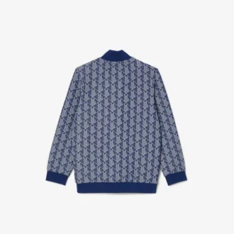 Kids’ High-Neck Zip-Up Paris Monogram Sweatshirt