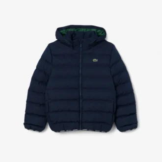 Kids’ Hooded Diamond Puffer Jacket