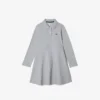 Kids’ Long Sleeve Stretch Piqua Polo Dress