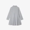 Kids’ Long Sleeve Stretch Piqua Polo Dress