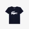 Kids’ Oversized Technical Cotton Tennis T-Shirt
