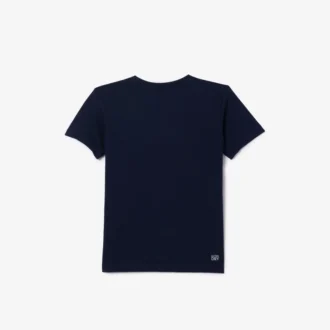 Kids’ Oversized Technical Cotton Tennis T-Shirt