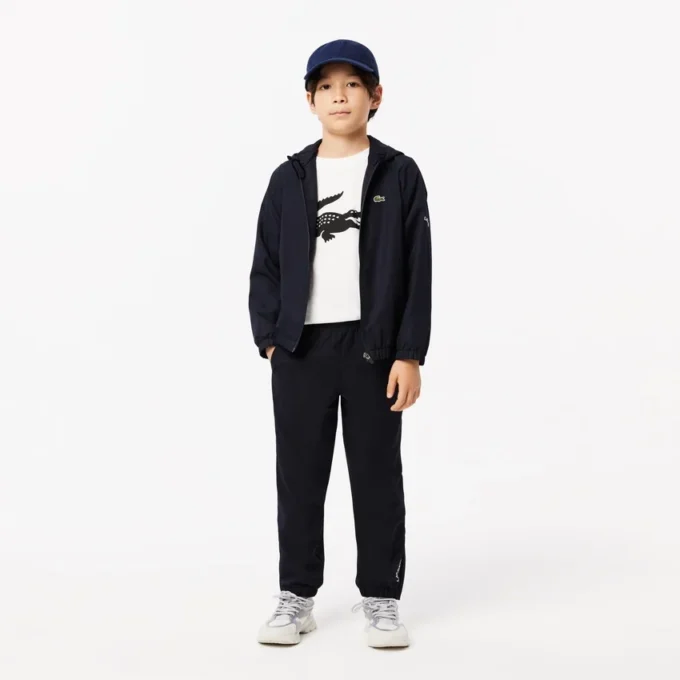 Kids’ Oversized Technical Cotton Tennis T-Shirt