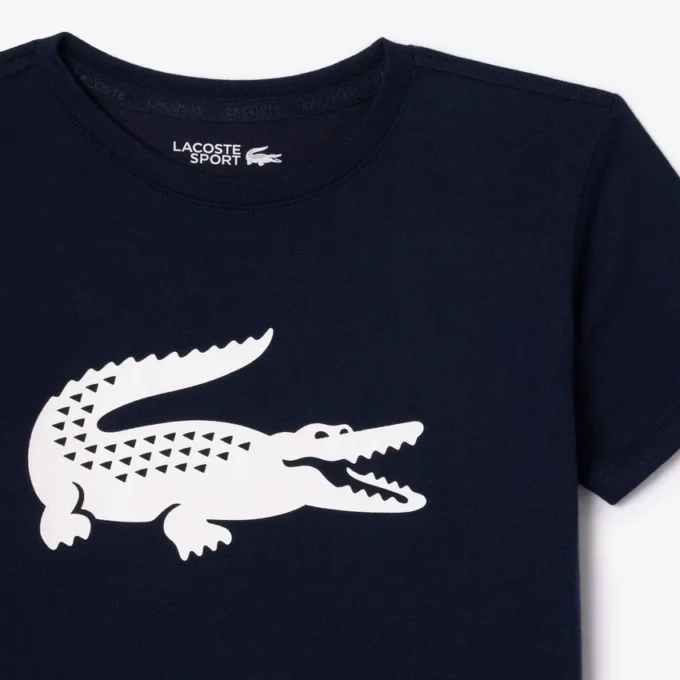 Kids’ Oversized Technical Cotton Tennis T-Shirt