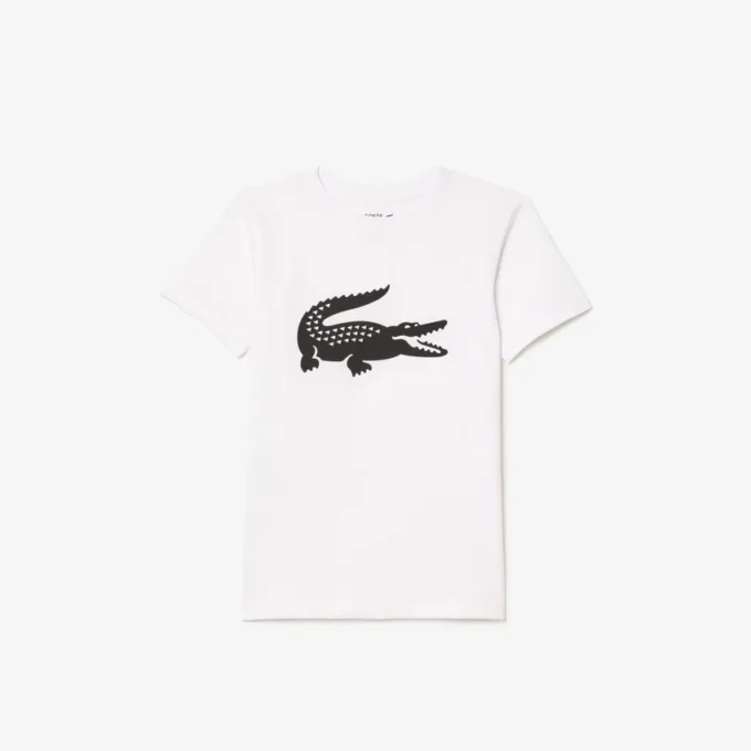 Kids’ Oversized Technical Cotton Tennis T-Shirt