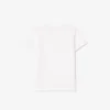Kids’ Oversized Technical Cotton Tennis T-Shirt