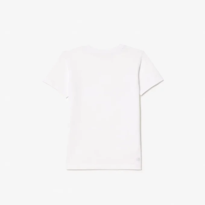 Kids’ Oversized Technical Cotton Tennis T-Shirt