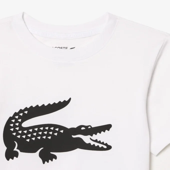 Kids’ Oversized Technical Cotton Tennis T-Shirt