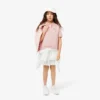 Kids’ Pleat Back Petit Piqua Polo