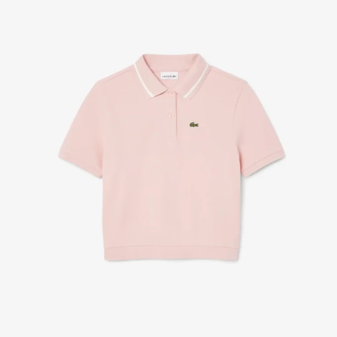 Kids’ Pleat Back Petit Piqua Polo