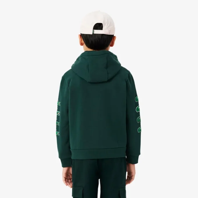 Kids’ Printed Fleece Zip-Up Hoodie