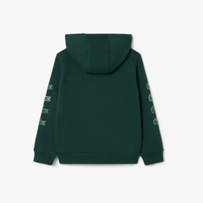 Kids’ Printed Fleece Zip-Up Hoodie