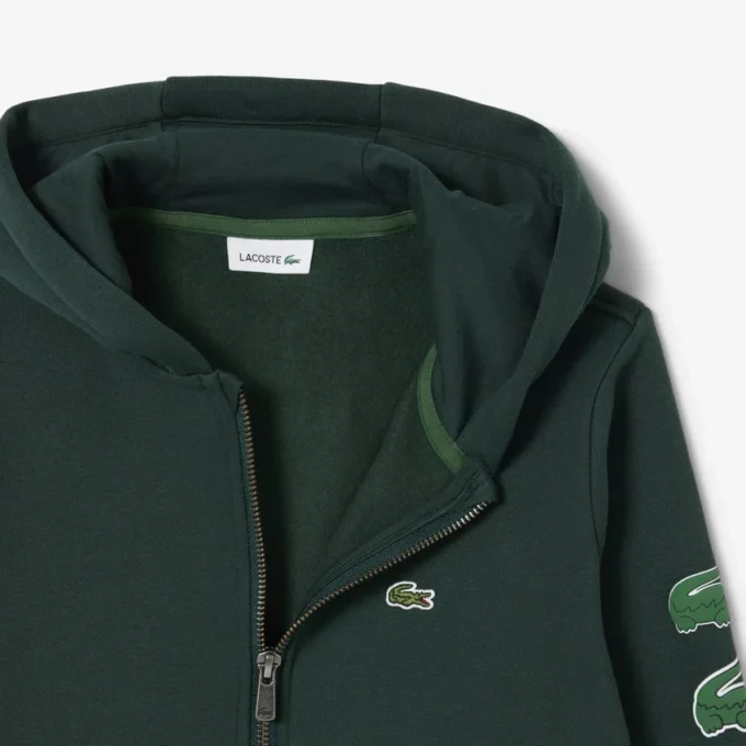 Kids’ Printed Fleece Zip-Up Hoodie