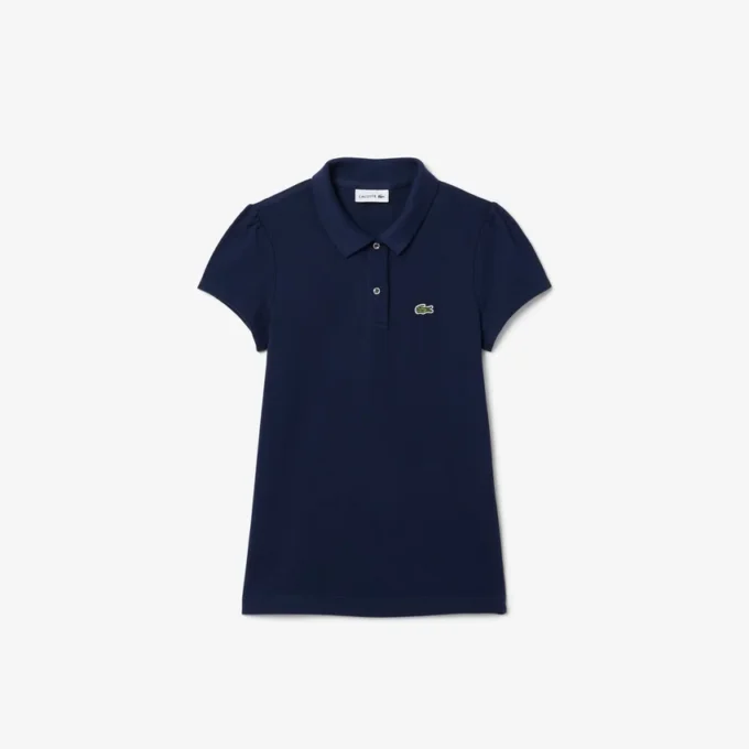 Kids’ Scalloped Collar Mini Piqua Polo