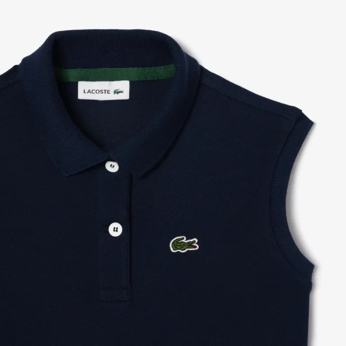 Kids’ Sleeveless Stretch Piqua Polo Dress