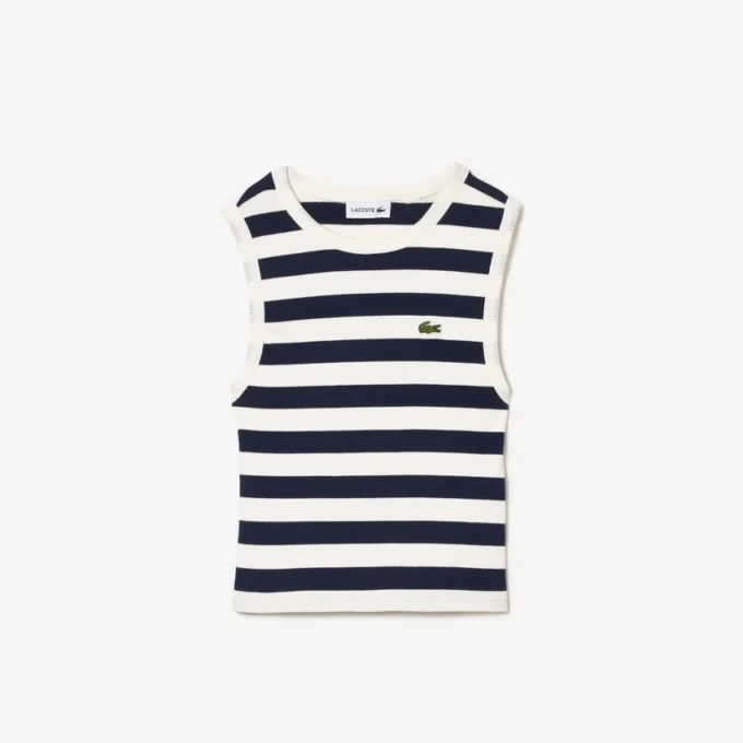 Kids’ Striped Ribbed Cotton Tank Top