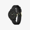Lacoste.12.12 Black Silicone Strap Watch