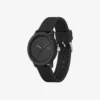 Lacoste.12.12 Black Silicone Strap Watch