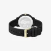 Lacoste.12.12 Black Silicone Strap Watch