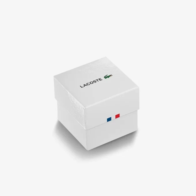 Lacoste.12.12 Black Silicone Strap Watch