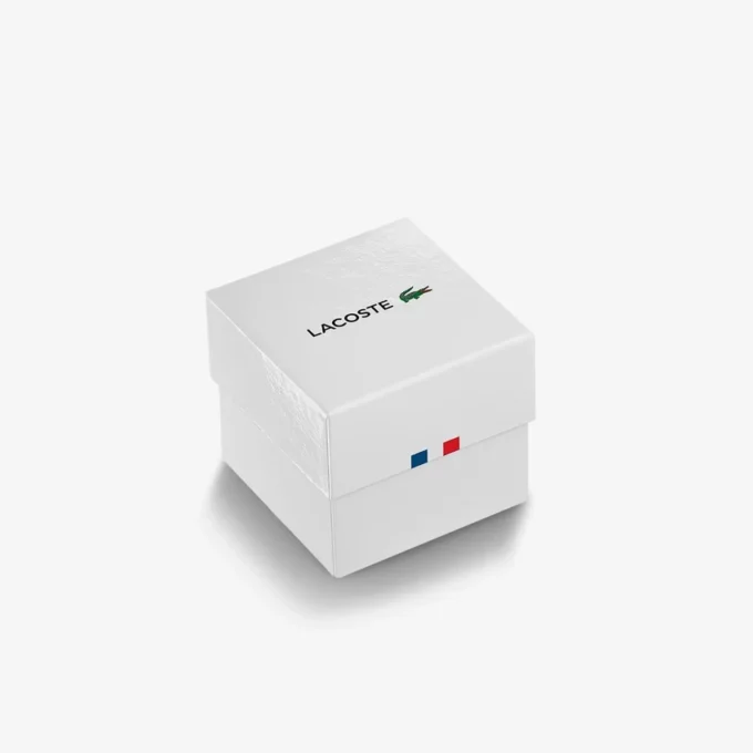 Lacoste.12.12 Black Silicone Strap Watch