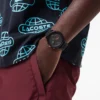 Lacoste.12.12 Chrono Watch Black & Carnation Gold Silicone