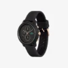 Lacoste.12.12 Chrono Watch Black & Carnation Gold Silicone