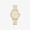 Lacoste.12.12 Go 3 Hands Champagne Silicone Watch