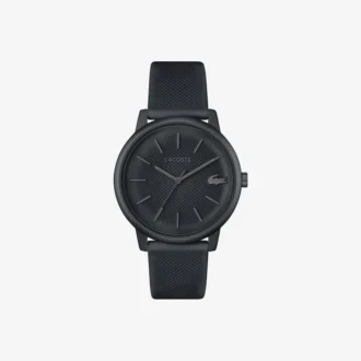 Lacoste.12.12 Move 3 Hands Watch Black Silicone