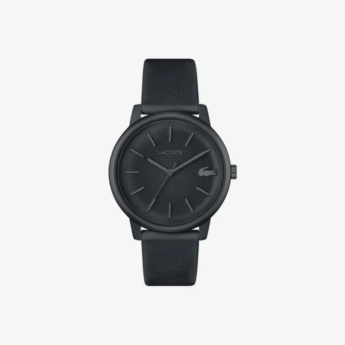 Lacoste.12.12 Move 3 Hands Watch Black Silicone