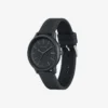 Lacoste.12.12 Move 3 Hands Watch Black Silicone