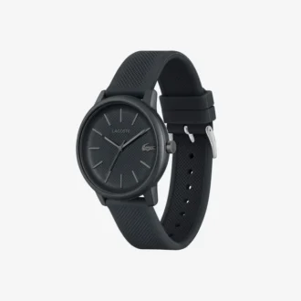 Lacoste.12.12 Move 3 Hands Watch Black Silicone