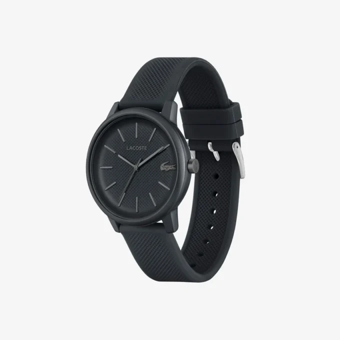 Lacoste.12.12 Move 3 Hands Watch Black Silicone