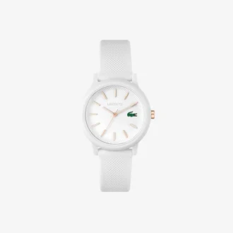 Lacoste.12.12 White Silicone Strap Watch