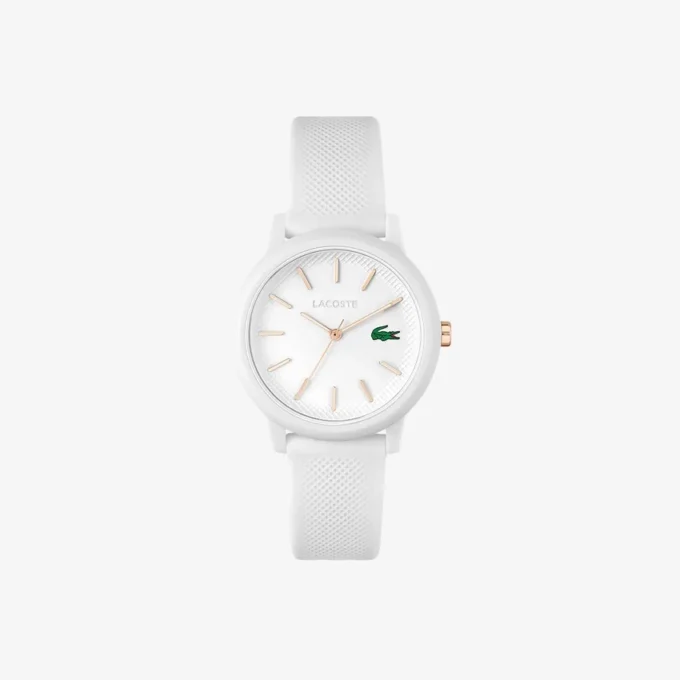 Lacoste.12.12 White Silicone Strap Watch