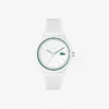 Lacoste.12.12 White Silicone Strap Watch