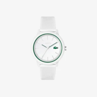 Lacoste.12.12 White Silicone Strap Watch