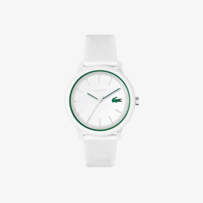 Lacoste.12.12 White Silicone Strap Watch