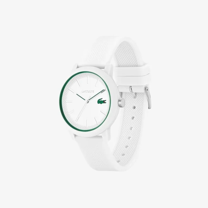 Lacoste.12.12 White Silicone Strap Watch