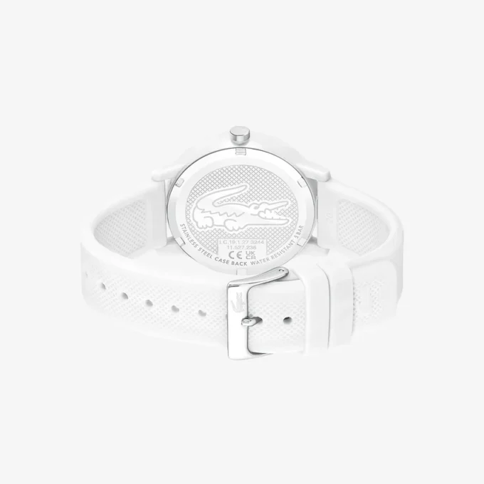 Lacoste.12.12 White Silicone Strap Watch