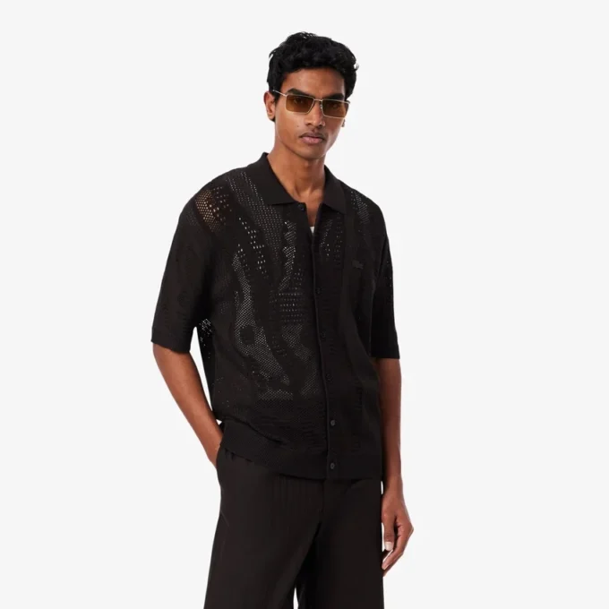 Lacy Knit Crocodile Shirt