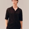 Lacy Knit Crocodile Shirt