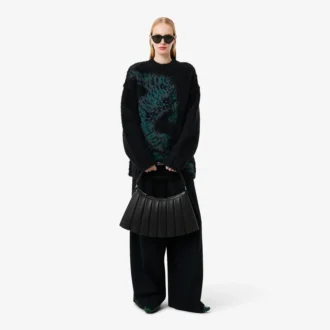 Large Lenglen Leather Bag