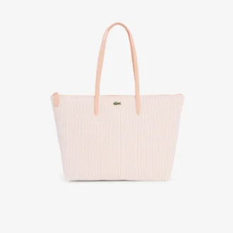 Large Striped L.12.12 Concept Tote